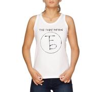 Vendax The Front Bottoms - Logo & Name Canotta T-Shirt Donna Bianca