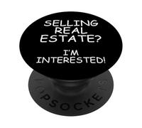 VENDERE IMMOBILI? SONO INTERESSATO! Realtor Lead Generation PopSockets PopGrip Adesivo