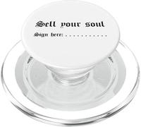 Vendi il tuo segno dell"anima qui (Dichiarazione divertente) PopSockets PopGrip per MagSafe
