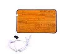 Vendics Pad Di Riscaldamento, Riscaldato Piede Riscaldamento Pad, Piedi Più Caldo Riscaldato Mat Legno Striscia Di Cristallo Di Carbonio Riscaldamento Pad Sotto Scrivanie Elettrico Moquette Dita Dei