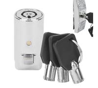 Vending Machine Lock - Zinc Alloy Tubular Locks Cylinder, Anti Pry Security, 3 Key Set Included | Safe Box Industrial Cabinet Server Protection Locks For Machines Reliable Security Use