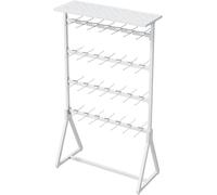 Vendita al dettaglio Abbigliamento Display Rack 4 Tier Multi Function nizer per Biancheria Intima Calze Guanti Reggiseni Mutandine & Accessori Altezza Regolabile Scaffale Negozio