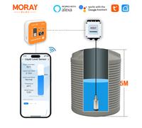Vendita calda 5M ME202R Tuya APP Intelligente Smart Home LCD Display della temperatura WIFI Regolatore di livello del serbatoio dell'acqua sommergibile