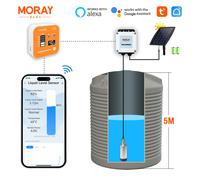 Vendita calda 5M Moray ME202RSP Tuya Smartlife APP WIFI Display LCD della temperatura Livello sommergibile Monitor del livello del liquido dell'acqua