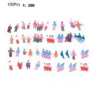 Vendita calda per salotti figure dipinte passerby in miniatura 100 pezzi scala 1