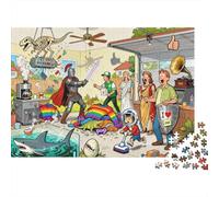 Vendita garage del viaggiatore del tempo Puzzle in Legno Impermeabile DIY Puzzles Da 1000 Pezzi Per Adulti Impossibili Giochi Di Impegnativi