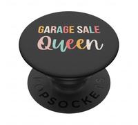 Vendita Garage Queen Funny Thrifting Yard Vendita Rivenditore carino PopSockets PopGrip Adesivo