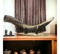 Vendita Kudu Yemenite SHOFAR Horn Kosher 20-22" + con supporto in legno - Mad...