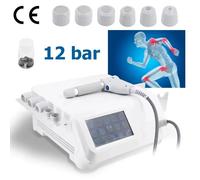 Vendita Macchina pneumatica per terapia ad onde d'urto per il trattamento della disfunzione erettile Sollievo dal dolore 12Bar Massaggiatore professionale per il rilassamento del corpo ad onde d'urto