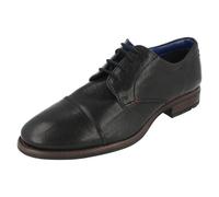 Vendita Scarpe In Pelle Nere Lace Up Da Uomo Bugatti 313-22302-4000