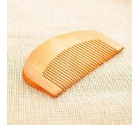 Vendite dirette della fabbrica Pesca Legno Addensato Dente Denso Pettine Spargimento Capelli Rotondi Pettine di Legno Statico N2P0 Massaggio