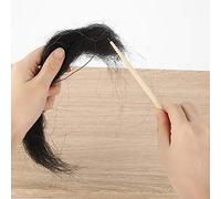 Vendite Pazze Ago di ventilazione per parrucca, ago per parrucca in pizzo di ventilazione, ago per parrucca, manico in legno per fare parrucche per aghi per barba finta(Medium (can hook 34 hairs))