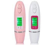 Vendite Pazze Analizzatore di olio per acqua per umidità facciale del tester per sensore di precisione con display LCD digitale(Rosa)