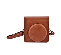 Vendite Pazze Borsa Protettiva per Custodia in Pelle PU con Tracolla per Instax SQ6(Marrone)