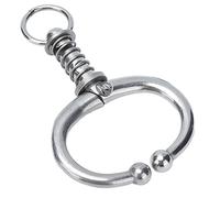 Vendite Pazze Bull Nose Ring, Morsetto per Naso a Molla innocuo per bovini in Acciaio Inossidabile per Allevamento agricolo(Anello da Naso a Molla Medio W)