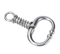 Vendite Pazze Bull Nose Ring, Morsetto per Naso a Molla innocuo per bovini in Acciaio Inossidabile per Allevamento agricolo(#1)