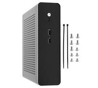 Vendite Pazze Comoda Custodia da Gioco Completamente in Alluminio, Chassis Mini Durevole per Computer Portatile, per Computer di Hotel, pubblicità,(Black, USB2.0)