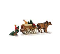 Venditore alberi di Natale-Christmas tree wagon 43451 LEMAX