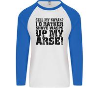 Vendo Il Mio Kayak? Maglietta Da Baseball Lunga A Manica Uomo Divertente