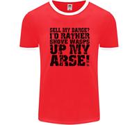 Vendo La Mia Barge? Long Narrow Boat Speedboat Uomo Ringer T-Shirt FotL