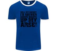 Vendo La Mia Barge? Long Narrow Boat Speedboat Uomo Ringer T-Shirt FotL