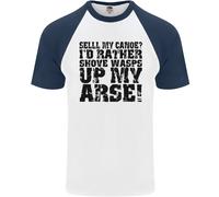 Vendo La Mia Canoa? Divertente Maglietta Baseball S/S Da Uomo