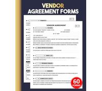 Vendor Agreement Forms: 60 Service Provider Contracts Log for Event Planners, Small Businesses & Freelancers | 120 Two-Sided Pages