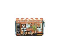 Vendula London Portafoglio Zip Medio Sugar and Spice Coffee