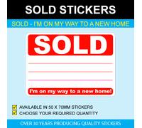 Venduti - I'M Su My Way A Nuovo Casa 50 x 70mm Adesivi
