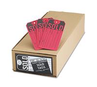 "Venduto TAGS, paper, 4 3/4 x 2 3/8, red, 500 per box