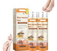 Vene d'api, spray lenitivo per unghie dei piedi, spray per il trattamento delle unghie dei piedi, siero per le vene d'api, delicato e nutriente, sicuro e delicato per tutti. (2 pezzi)