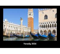 Venedig 2026 Fotokalender DIN A3: Monatskalender mit Bild-Motiven aus Orten und Städten, Ländern und Kontinenten