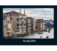 Venedig 2026 Fotokalender DIN A4: Monatskalender mit Bild-Motiven aus fernen Ländern, Reisezielen von Nah und Fern