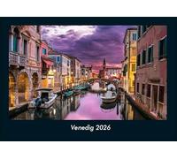 Venedig 2026 Fotokalender DIN A4: Monatskalender mit Bild-Motiven aus Orten und Städten, Ländern und Kontinenten