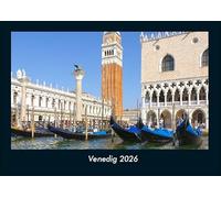 Venedig 2026 Fotokalender DIN A4: Monatskalender mit Bild-Motiven aus Orten und Städten, Ländern und Kontinenten