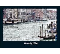 Venedig 2026 Fotokalender DIN A4: Monatskalender mit Bild-Motiven aus Orten und Städten, Ländern und Kontinenten