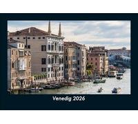 Venedig 2026 Fotokalender DIN A5: Monatskalender mit Bild-Motiven aus fernen Ländern, Reisezielen von Nah und Fern