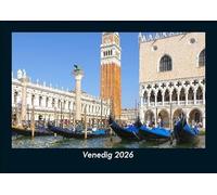 Venedig 2026 Fotokalender DIN A5: Monatskalender mit Bild-Motiven aus Orten und Städten, Ländern und Kontinenten
