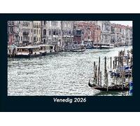 Venedig 2026 Fotokalender DIN A5: Monatskalender mit Bild-Motiven aus Orten und Städten, Ländern und Kontinenten