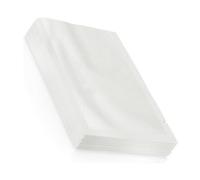VENEKA 100 Pezzi 20x30cm Sacchetti per Sigillatura Sottovuoto con Incavo A Strappo Sacchetti Piatti in Plastica Trasparente Sacchetti per Imballaggio Alimentare alla Rinfusa
