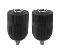 VENEKA 2 pezzi 2-13 mm capacità Keyless 1/2-20UNF tenditore mandrino - nero