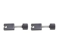 VENEKA 2 Pezzi Nero Ponte per Testa Basso Ponte Accessori Parti Chitarra Accessori Parti Musical