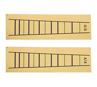VENEKA 2 X 4/4 Ball Violine Square Wall Vinyl Violino con tastiera Fret Marker