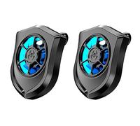 VENEKA 2 X P11 Radiatore per cellulare Cooler Ventilatore Pad Supporto Ventola per Smartphone Tablet