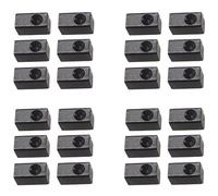 VENEKA 24 Pezzi Chitarra Tremolo Bridge Morsetto Sella Chiusura a Pressione String Insert Blocco Metallo per Chitarra Elettrica Accessori Parti
