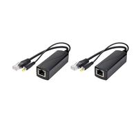 VENEKA 2X 100M PoE Splitter 12V 1A IEEE 802.3Af 1.5KV Isolamento Protezione per Rete Domestica Rete Aziendale