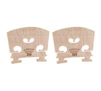 VENEKA 2X Acero Violino Regolabile per Violino, 4/4 Pezzi con Ponte Violino Montato per Violino 4/4