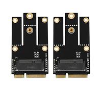 VENEKA 2X Adattatore M.2 NGFF Un Mini PCI-E (PCIe + USB) per Scheda Wireless Wlan M.2 Wifi Bluetooth AX200 9260 8265 8260 per Laptop