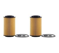 VENEKA 2X Filtro Olio Auto Motore per W204 Classe C W212 Classe E per OM651 A6511800109