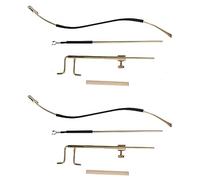 VENEKA 2X Kit di Strumenti per Liutaio per Violino Nel Set di Audio per Violino Strumento di Installazione per Postazione Audio, Strumenti di Riparazione per Liuteria